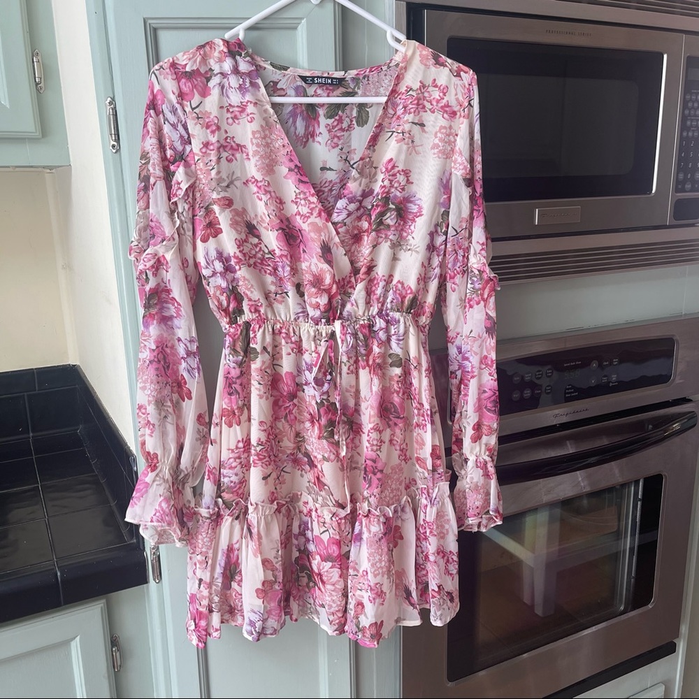 Shein floral dress